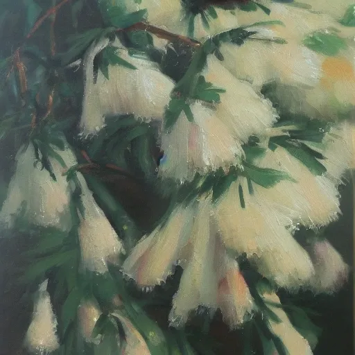 大大的莲花, Oil Painting