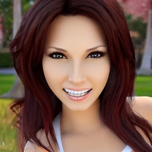 American Woman 22, Ultrarealistic, 32K, HD, 3D, Full Body, Angelic Face, Beautiful Body, Smile, Soft Skin, Short Black Hair, Makeup, Height 1.60, Sexy, Goddess