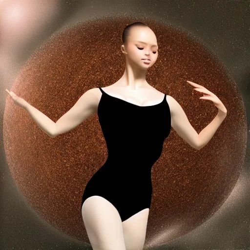 big booty, close up angle, from below, masterpiece, ultra high res, (photorealistic:1.8), detailed skin, ballet, black. leotard, cutout