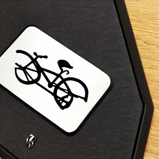 It's like a rectangular frame with rounded corners, and it has the words "KingwayM" displayed inside. It's used as a logo for bikes.