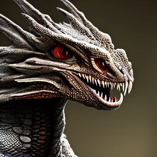 ultra realistic photo portrait of european dragon, front view,   best quality, detailed, masterpiece, ultra high res, top quality, 