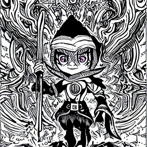 Elf soldier, Trippy, Cartoon