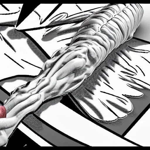 Huge White Dick 3D Cartoon Arthub ai