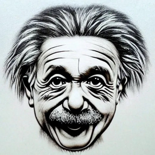 Albert Einstein monkey, precise drawing, Task Lighting, Inspiring, hilarious, Afternoon, Beautiful, oil painting