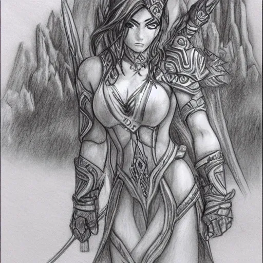 Sylvanas Windrunner Drawing with markers step by step  Steemit