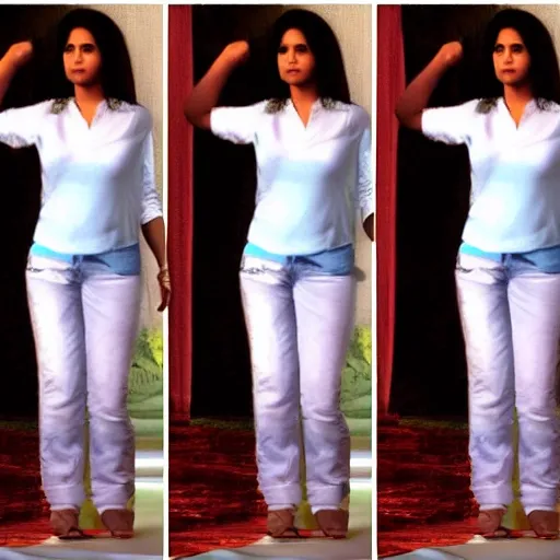 Anjali Tendulkar changing clothes, 3D, 3D