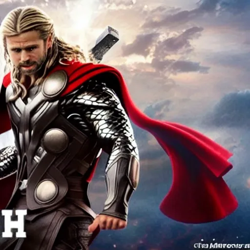 Imagen realista de thor bebé., 3D