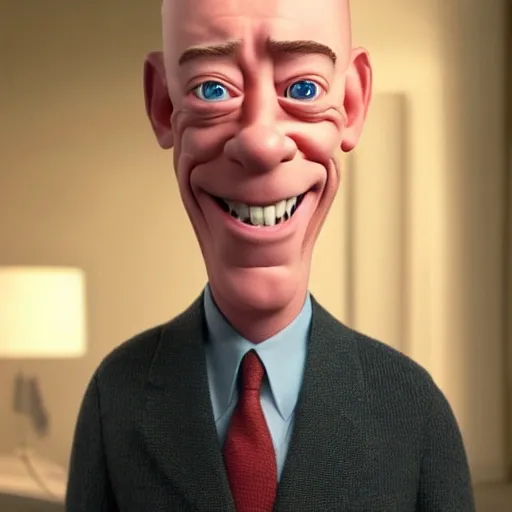 Screenshot Of Jk Simmons In A Pixar Movie. 3 D Rendering. Unreal ...