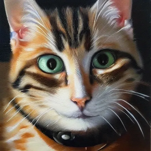 cat, Oil Painting