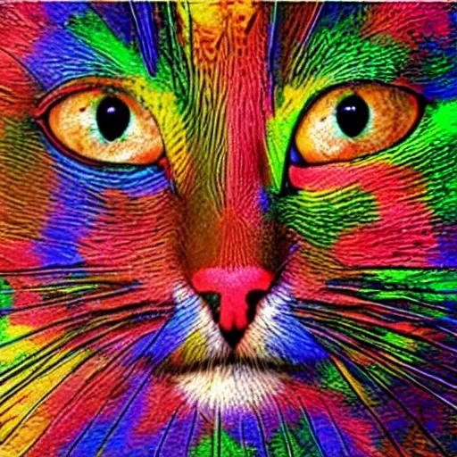 cats high on LSD, Trippy