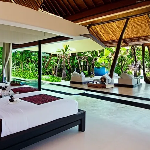 the best quality bali beach villa designed by bill bensley
