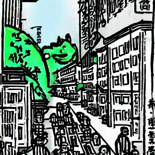 可爱的小猫，日漫风格, Cartoon