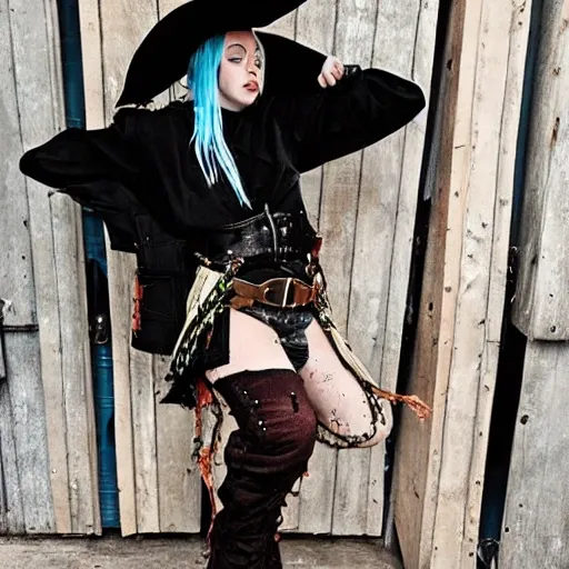  Billie eilish dressed as a cowgirl

