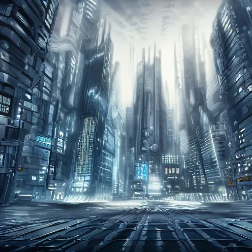 Draw, futuristic city big buildings, detailed, masterpice, art ...