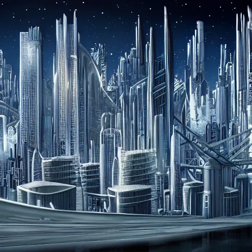 Draw, futuristic city big buildings, detailed, sunligh, masterpice, art, 3D, High Definition