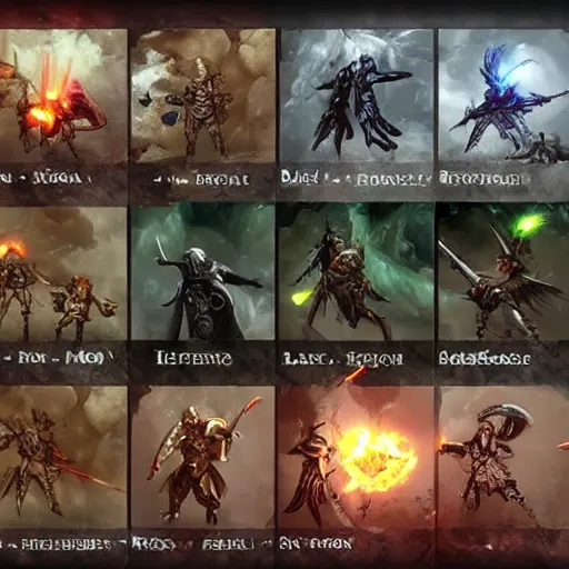 Fantasy battlefield Sci fi RPG Classes Fighting Skeleton E 
