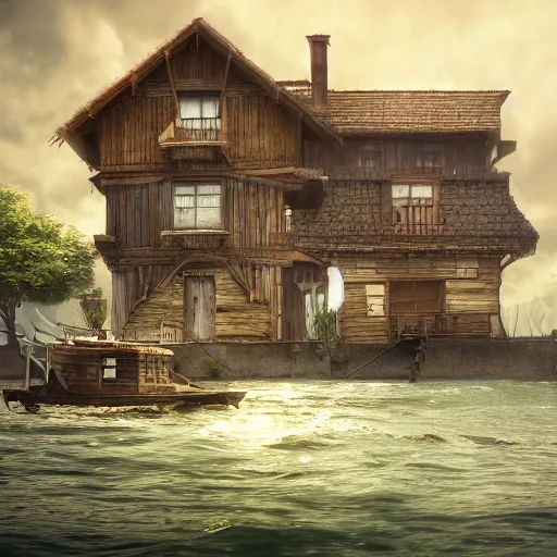 Draw, Flaying house with fish form, details, hiperrealistic,(raw photo:1.2), ((photorealistic:1.4)), best quality , ((masterpiece)), illustration, extremely delicate and majestic, CG ,unity ,8k wallpaper, Amazing, finely detail, masterpiece, best quality, official art, CG unity 8k wallpaper,