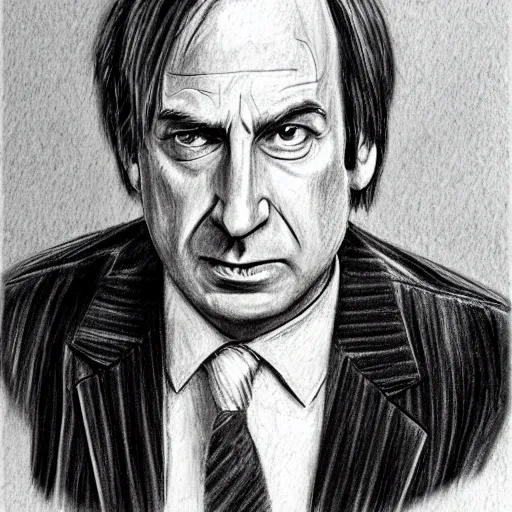 Saul goodman, Pencil Sketch