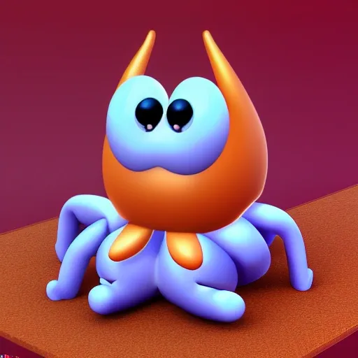 cute bug
, 3D, Cartoon