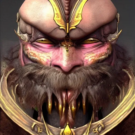 the face of azruthor, fantasy style, realistic