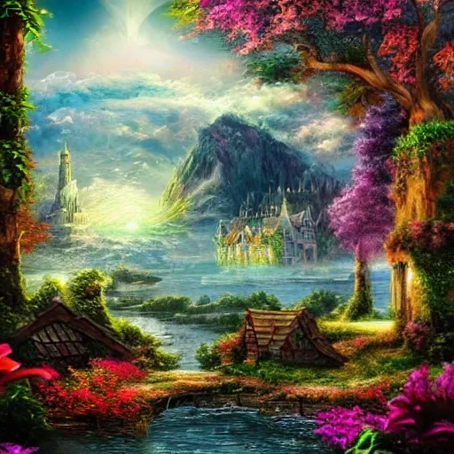 a beautiful fantasy scene