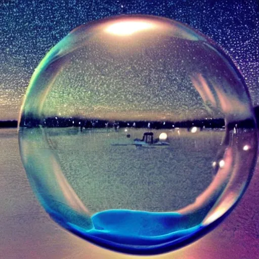 bubble, water, blue
, 3D, night, brilliant, HQ
