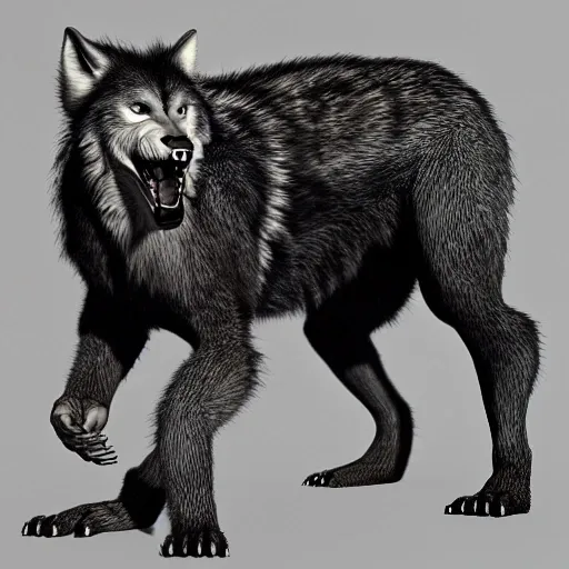 werewolf, 3D