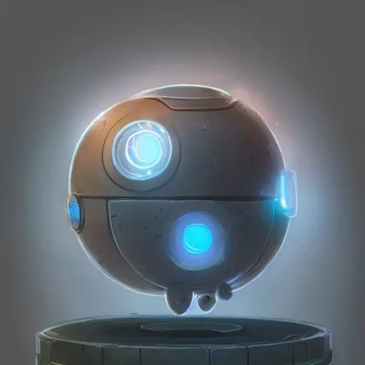 arcane style, small round robot with small legs, like Wheatley with two rectangular eyes, cell shaded, 4 k, by lop, ilya kuvshinov, artgerm, krenz cushart, greg rutkowski, concept art, sharp focus, volumetric lighting, cinematic lighting, studio quality

