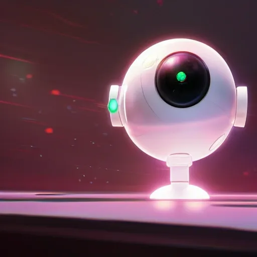 arcane style, small round robot with small legs, like Wheatley with two rectangular eyes, cell shaded, 4 k, by lop, ilya kuvshinov, artgerm, krenz cushart, greg rutkowski, concept art, sharp focus, volumetric lighting, cinematic lighting, studio quality

