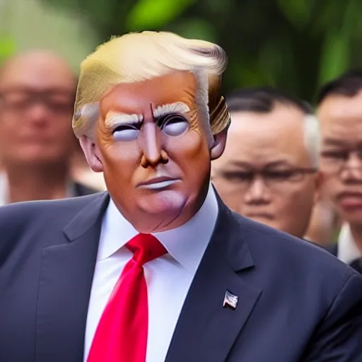 donald trump ,visiting Vietnam, 3D