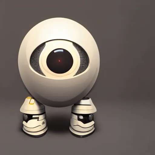 arcane style, small round robot with two rectangular eyes, like Wheatley but 2 eyes, cell shaded, 4 k, by Takeshi Koike, concept art, sharp focus, volumetric lighting, cinematic lighting, studio quality

