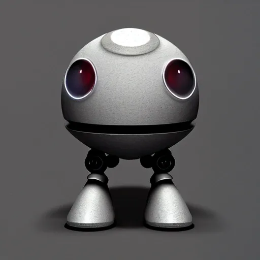 arcane style, small round robot with two rectangular eyes, like Wheatley but 2 eyes, cell shaded, 4 k, by Takeshi Koike, concept art, sharp focus, volumetric lighting, cinematic lighting, studio quality

