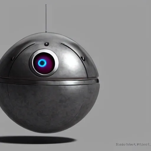 arcane style, small round robot with two rectangular eyes, like Wheatley but 2 eyes, cell shaded, 4 k, by Takeshi Koike, concept art, sharp focus, volumetric lighting, cinematic lighting, studio quality

