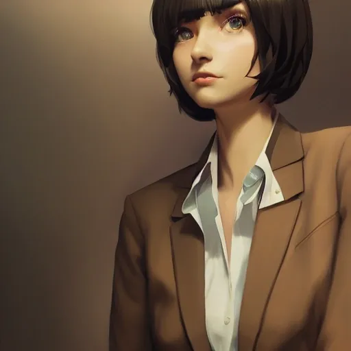 arcane style, Posh girl wearing an open blazer, tie, detailed portrait, cell shaded, 4 k, concept art, by wlop, ilya kuvshinov, artgerm, krenz cushart, greg rutkowski, pixiv. cinematic dramatic atmosphere, sharp focus, volumetric lighting, cinematic lighting, studio quality
