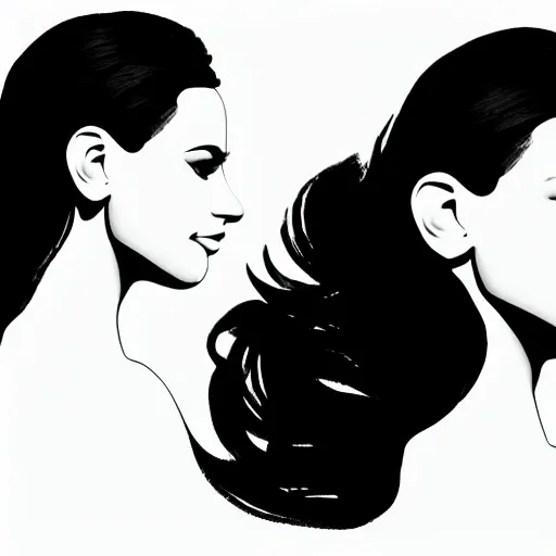 silhouette face side