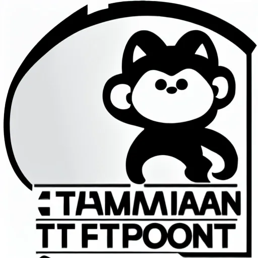 This is the 猿计划 brand logo of  Information Technology Co., LTD. The color of the logo is only black and white, and there are two ape programmers in the logo, one strong and one slim. They are focusing on IT development initiatives. The scene is full of a sense of technology and innovation, Simple figure., Pure graphics