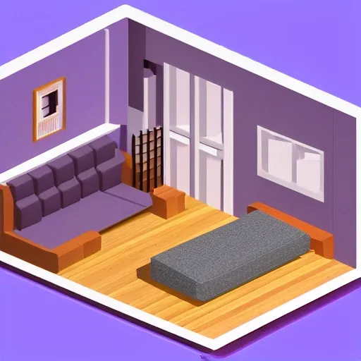 isometric room ,3D