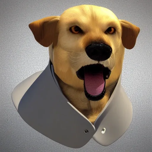 Perro, 3D