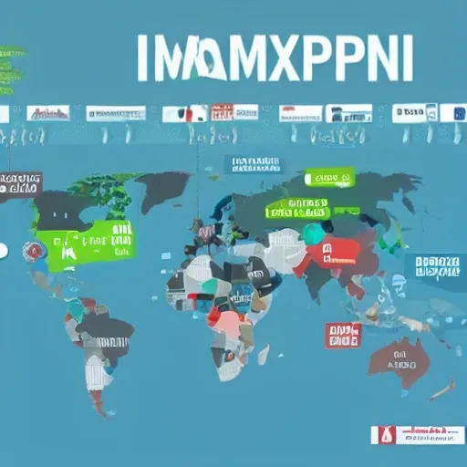 Imágenes de conexión VPN entre dos empresas internacionales