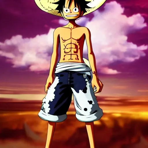 LUFFY ONE PIECE, ULTRA REALISTIC