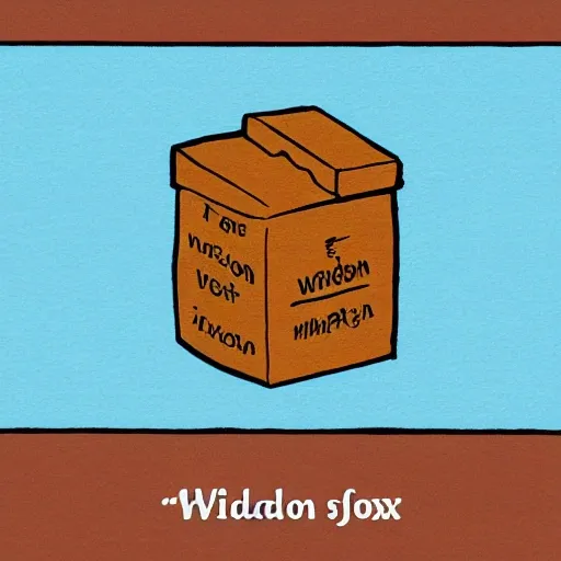 wisdom box, Cartoon