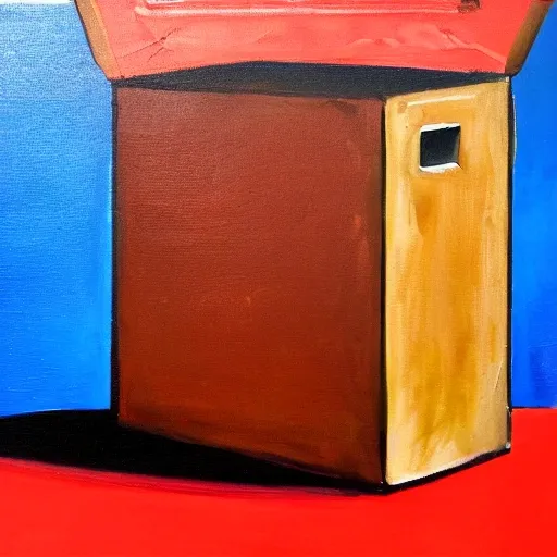 knowledge box, Oil Painting