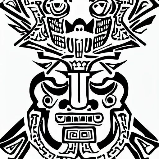 create an illustration of the jaguar god, snake god and hummingbird god, from mayan mythology, white background, png format., Cartoon, 3D