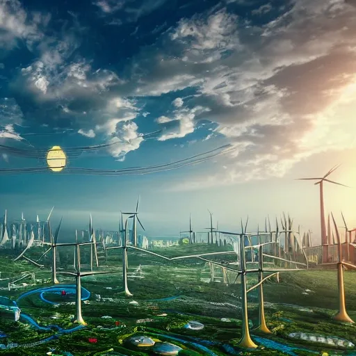 Earthbased.soul on X: A big question for you…. what are those apparently  flying spheres in the sky of our Solarpunk city? #Solarpunk #worldbuilding   / X