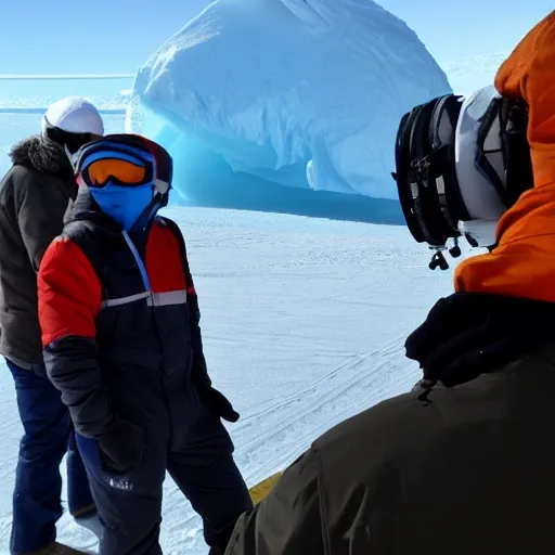 scientist in antarctica