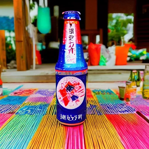 summer yukata firework beer