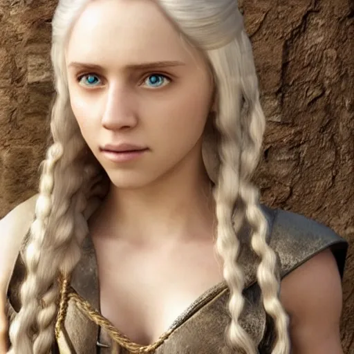 Millie Alcock as Rhaenyra Targaryen, 20 years old, 3d