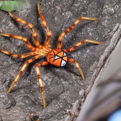 Una araña robótica 