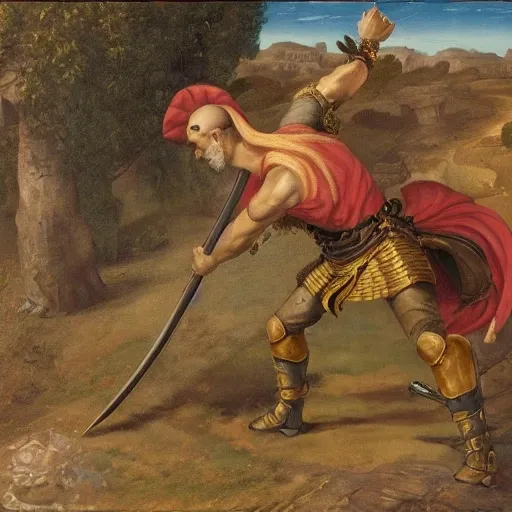 Gerald of Rivia fighting the snake,