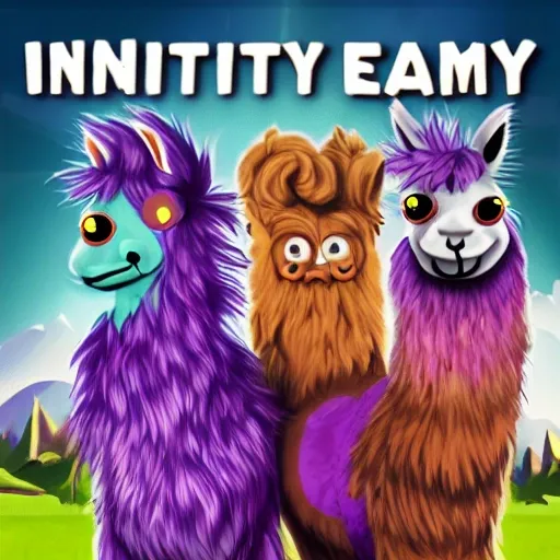 infinity llama monster team - Arthub.ai